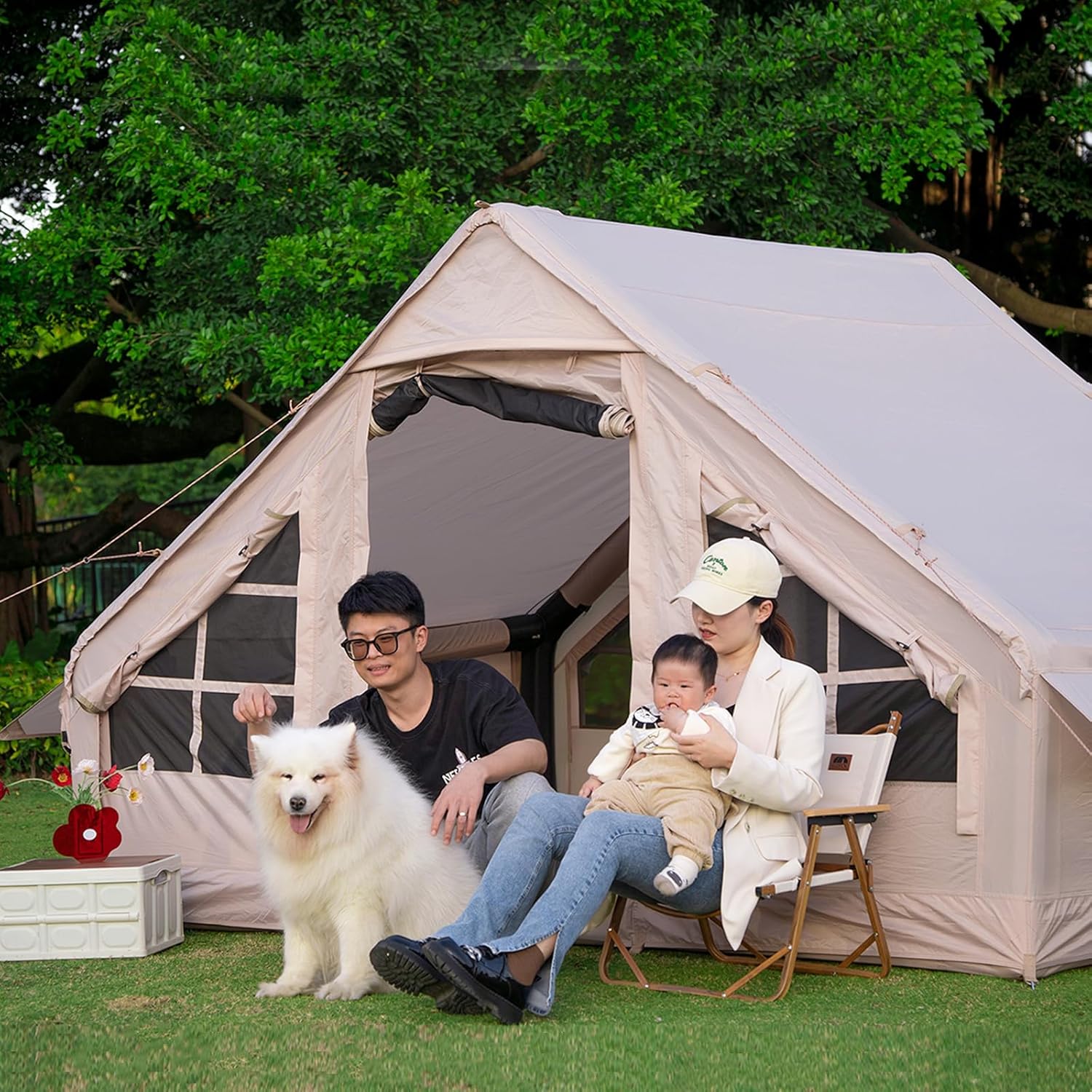 Inflatable Tent 2/4/6/8 Person T863237