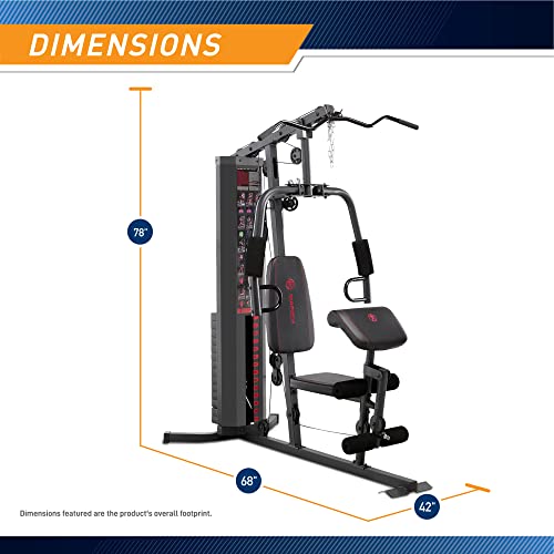 Steel Home Gym 150lb Weight Stack Machine C187