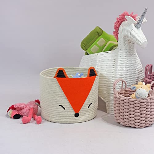 Orange Fox Storage Basket Medium D9303
