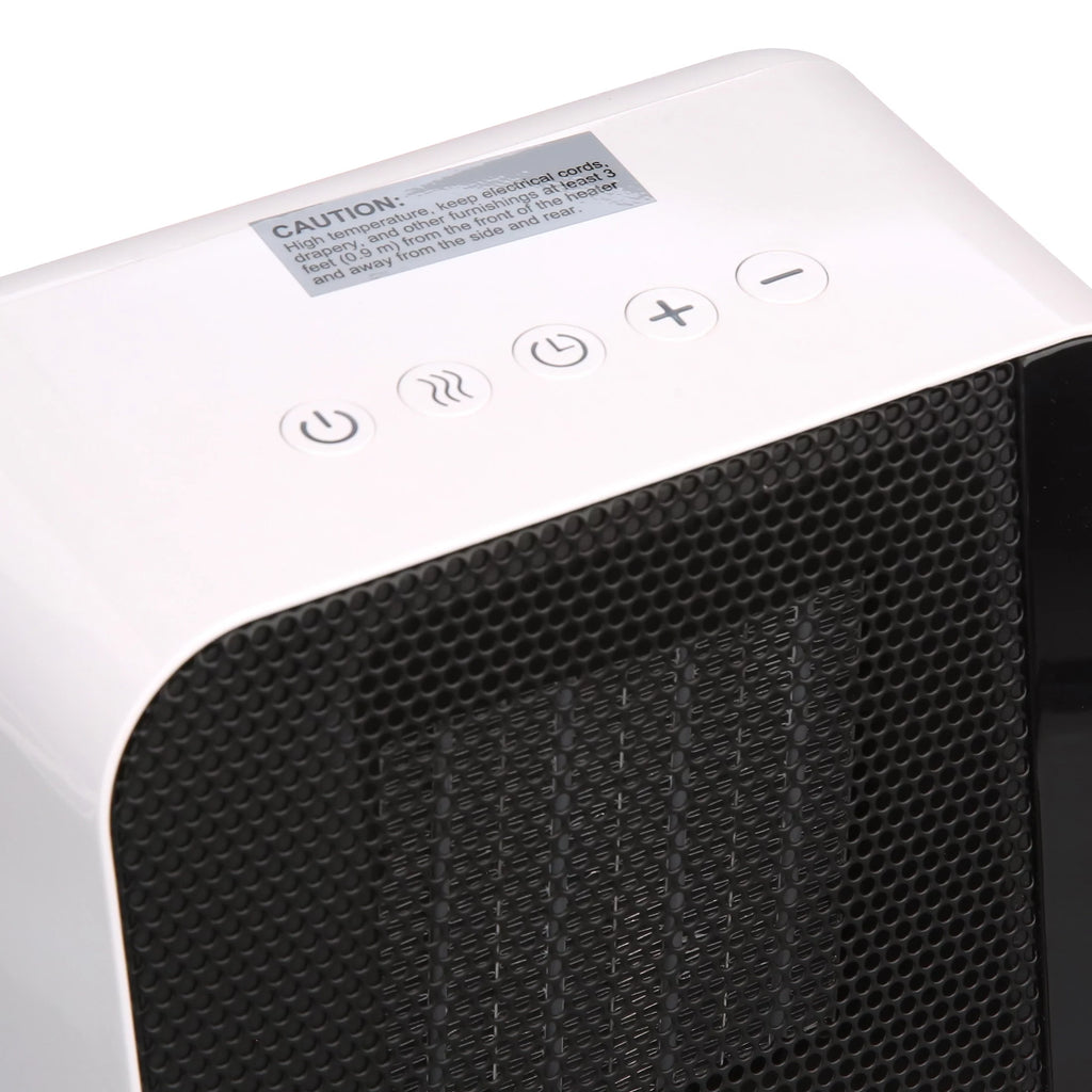 White Electric Ceramic Heater 1500W S501