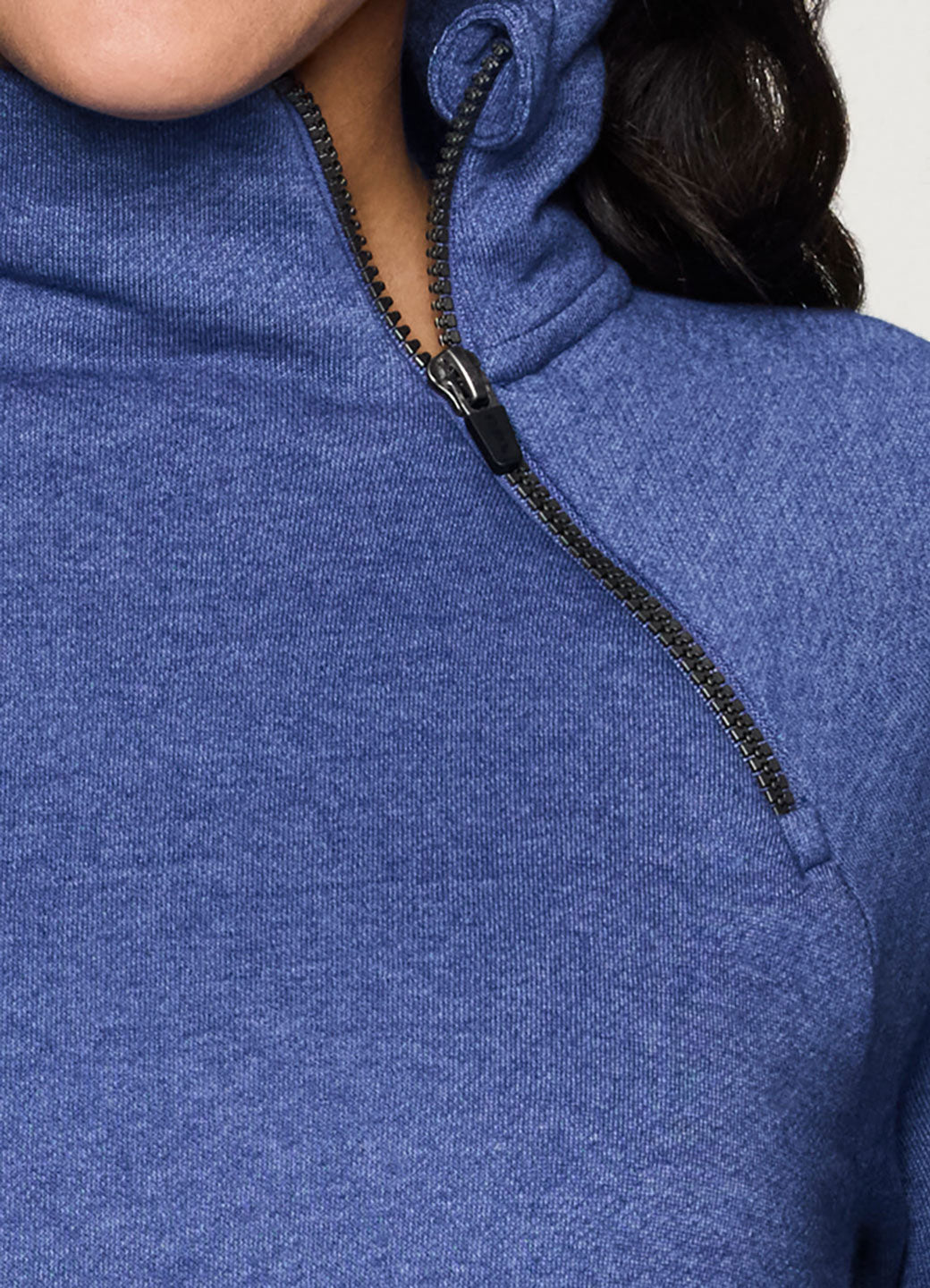 Ready To Roll Fleece Mock Neck Pullover