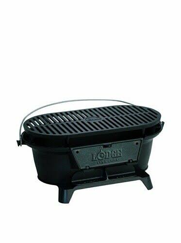 Large Charcoal Cast Iron Hibachi-Style Grill O447516