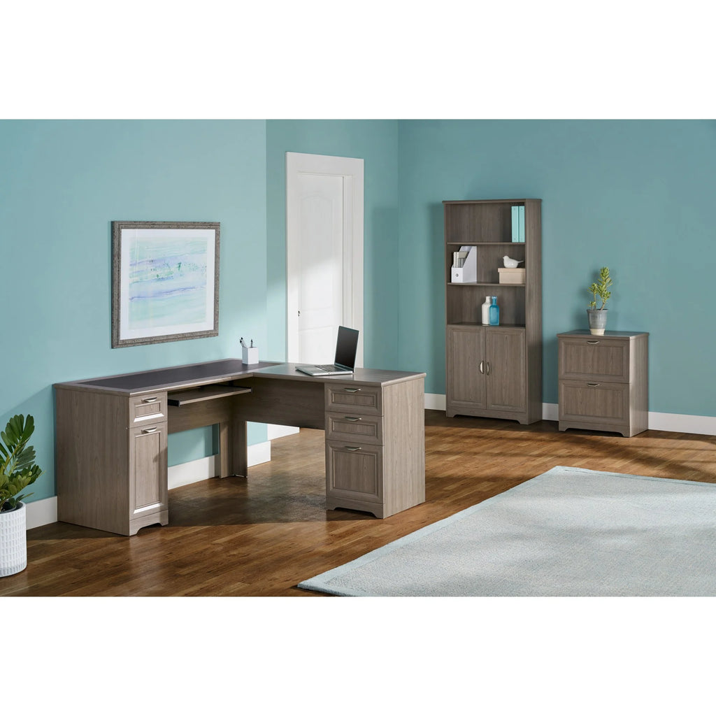 Gray L-Shape Corner Desk V523