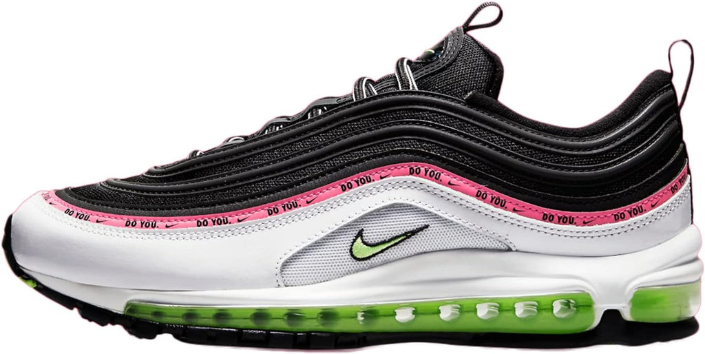 Black/Lime Glow-White Air Max 97 Shoes V38233