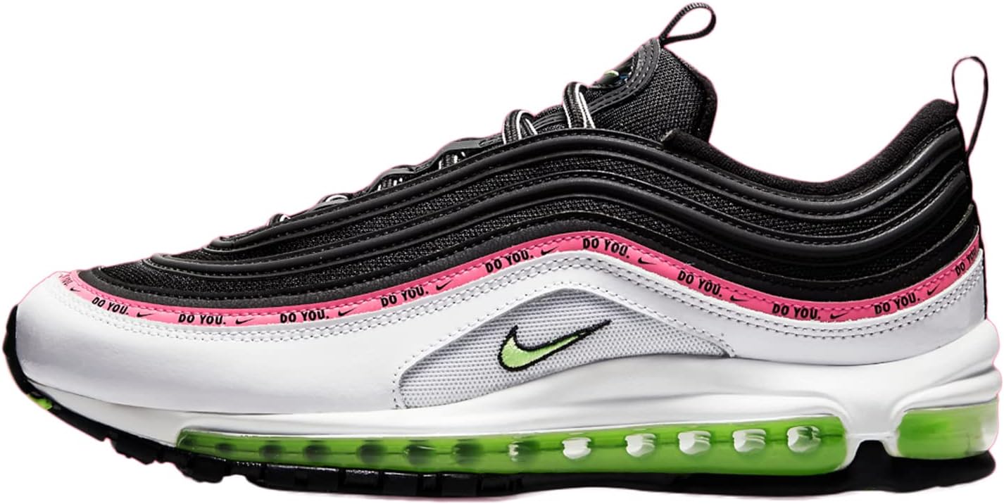 Black/Lime Glow-White Air Max 97 Shoes V38233