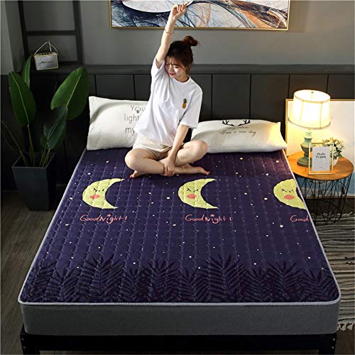 Non-slip Quilting Double Mattress Pad Futon Mattress 100x200cm P1415