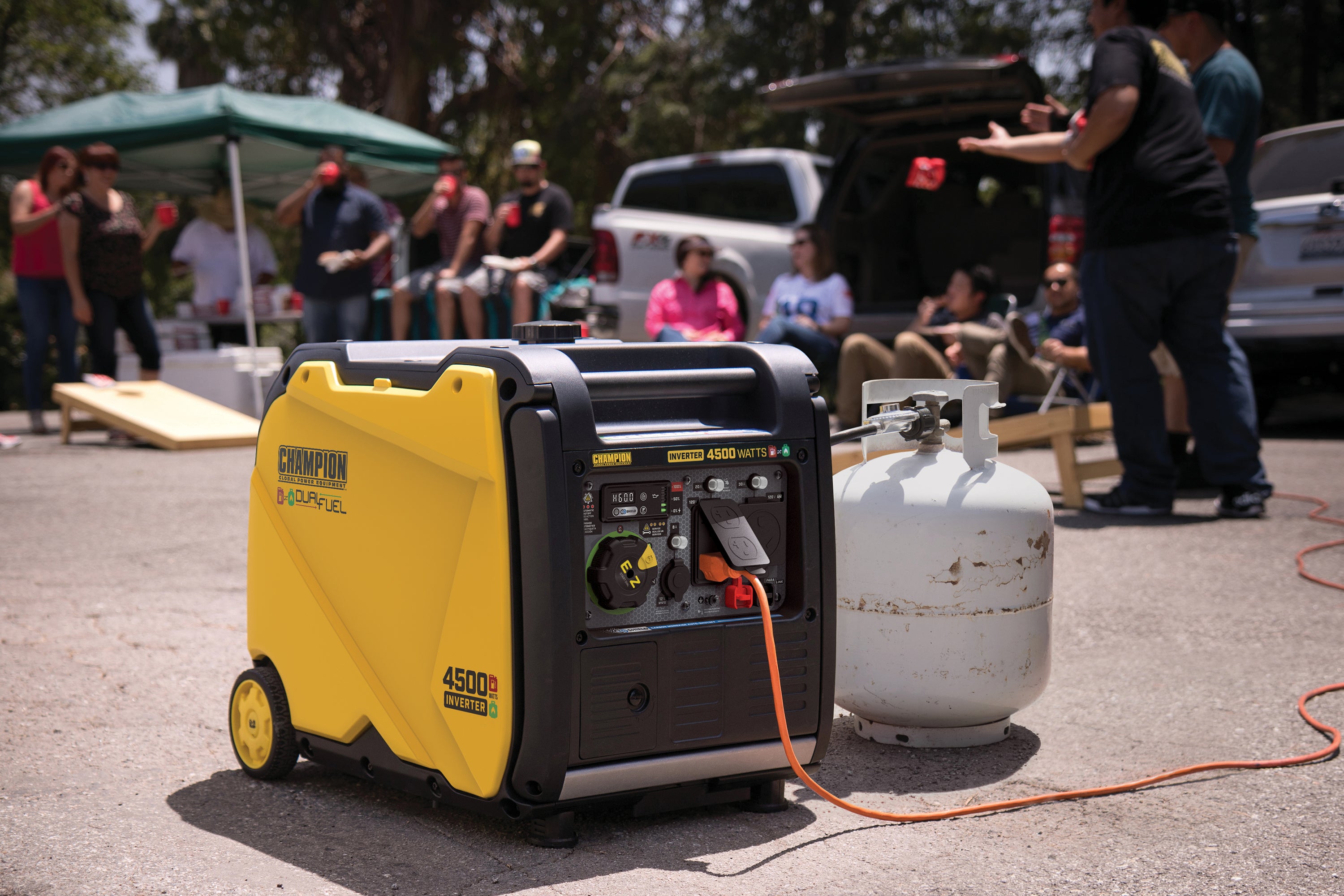 4500-Watt Portable Dual Fuel Inverter Generator I280