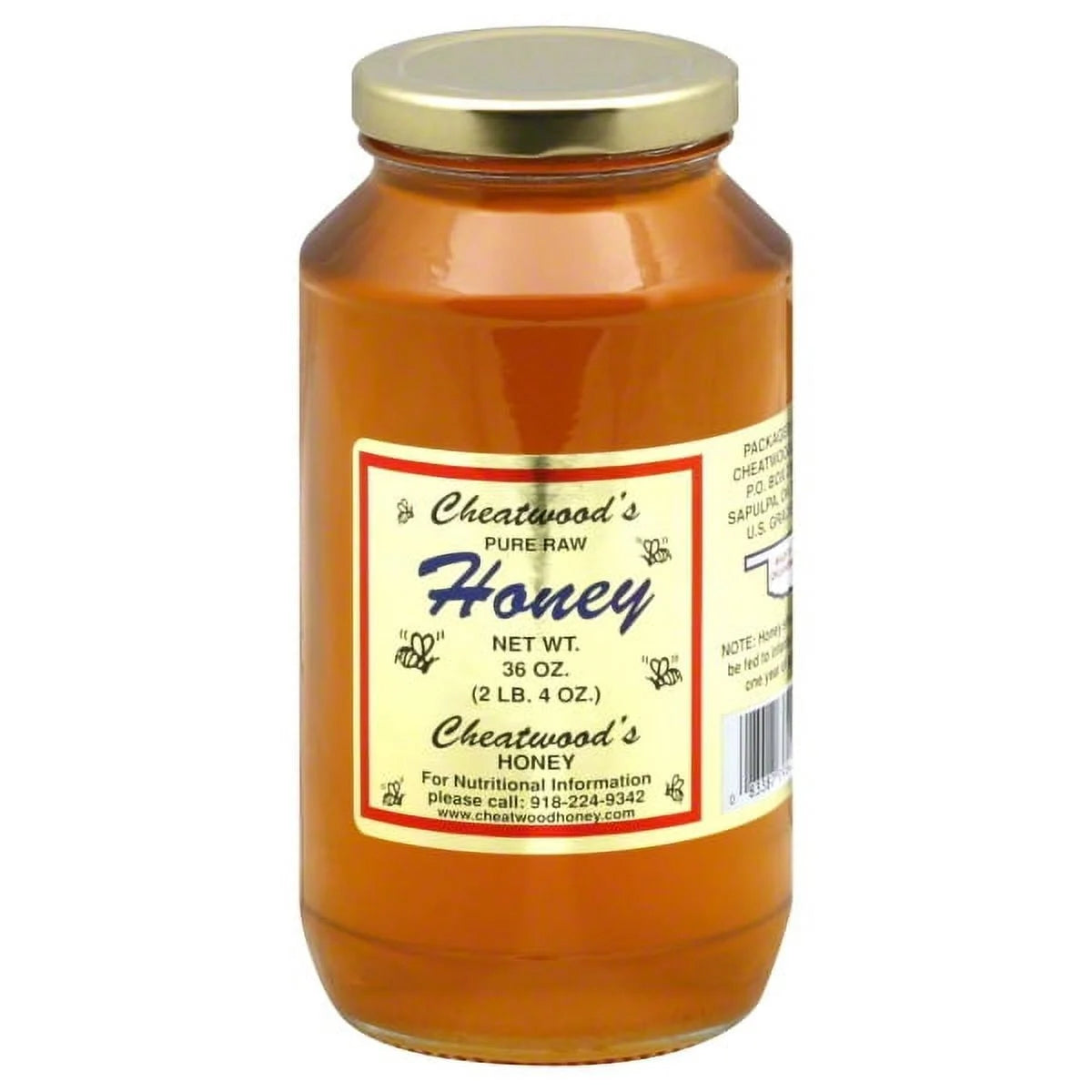 Pure Raw Honey 36 oz. Jar P294