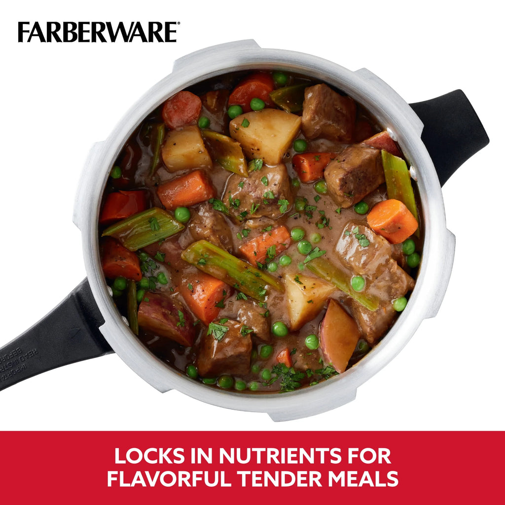 6-Quart Aluminum Stovetop Pressure Cooker G636