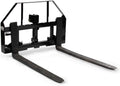 60-in Pallet Fork Hay Frame Attachment with Rack, Receiver Hitch V434