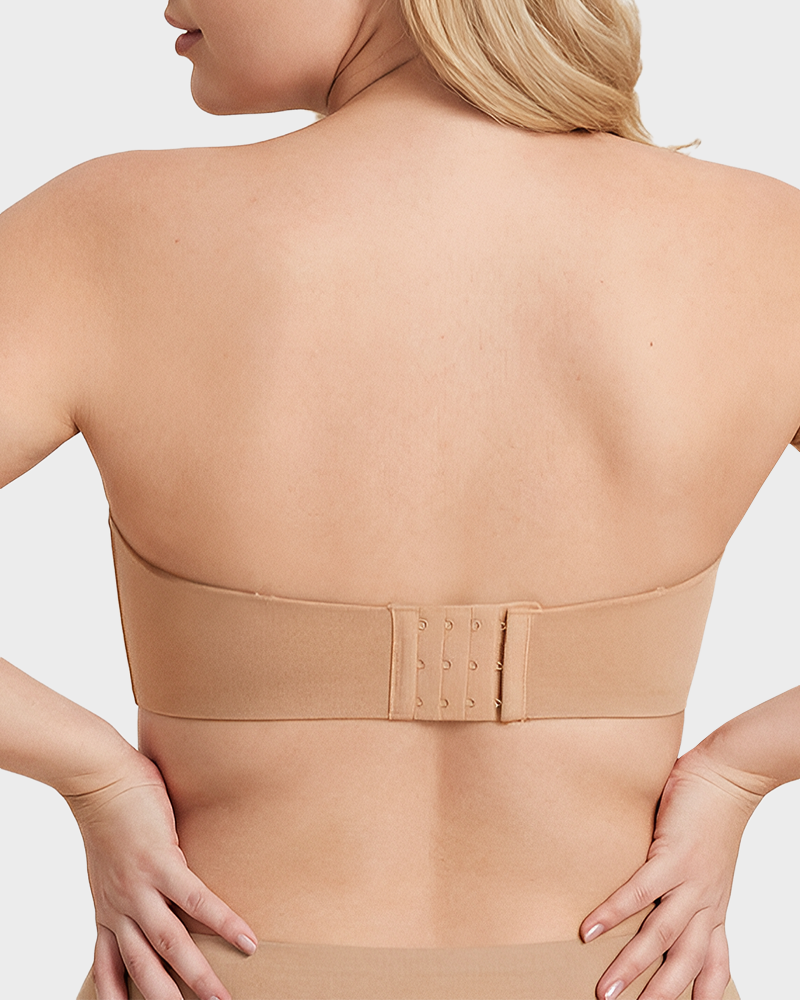 Full Support Non-Slip Convertible Bandeau Bra