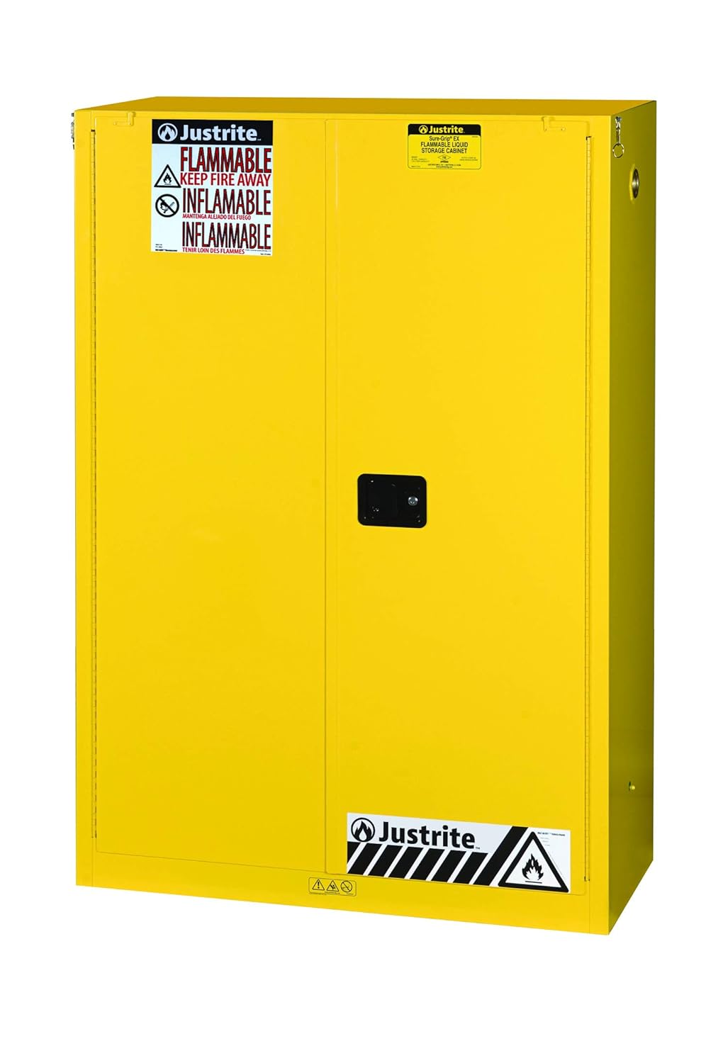 2 Door Self Closing Flammable Safety Cabinet, 45 gal I711443