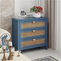 Natural Rattan 3 Drawer Cabinet N60755