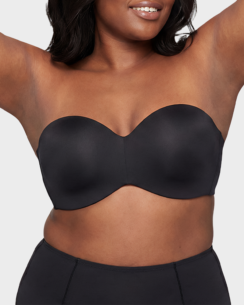 Full Support Non-Slip Convertible Bandeau Bra