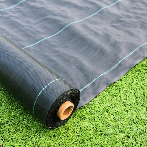 3.5oz Black Dual-Layer Weed Barrier Landscape Fabric R20262