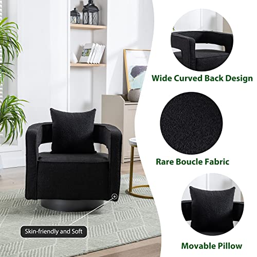 Swivel Barrel Accent Chair Set of 2, Linen R771860