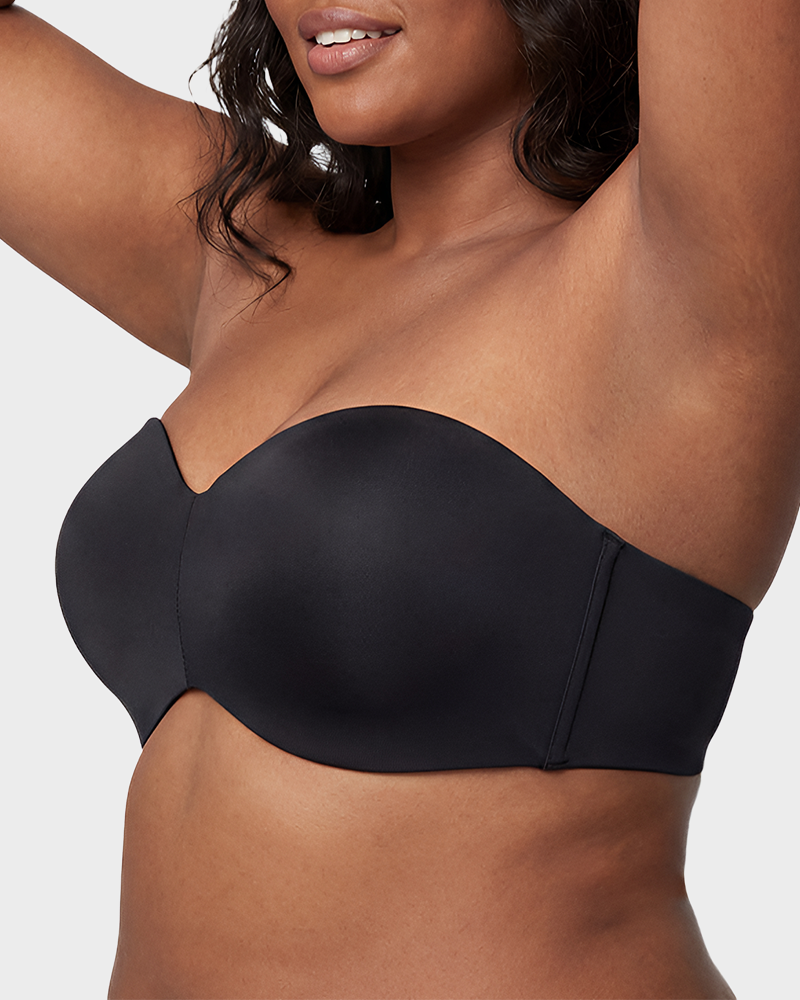 Full Support Non-Slip Convertible Bandeau Bra