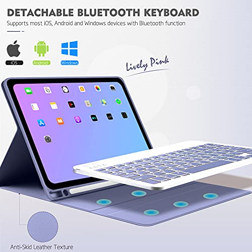 Purple Wireless Detachable Keyboard Case for iPad 10.5 L66413