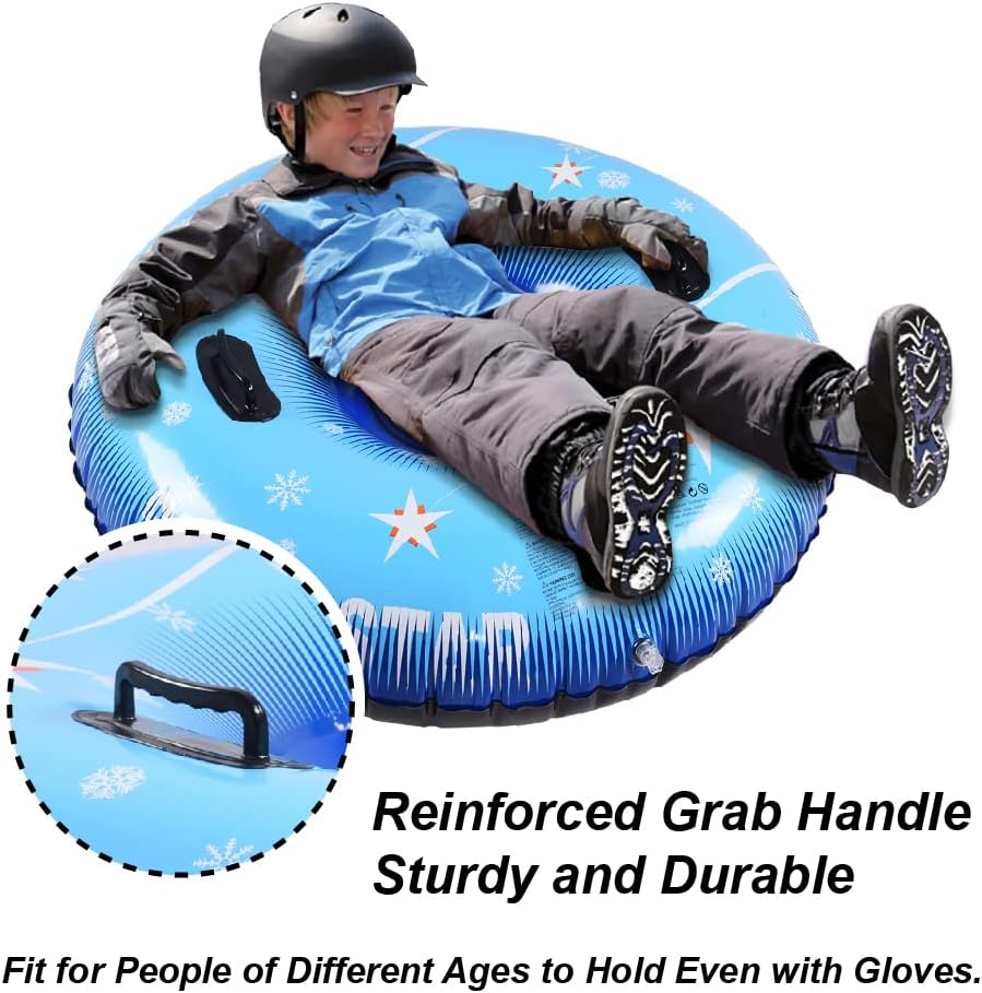 48-inch Inflatable Snow Tube with Handles C7213
