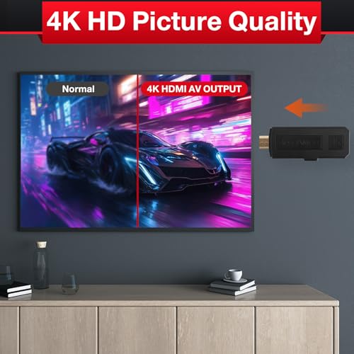 4K HDMI Video Console with 42,000 Classic Games, Dual 2.4G Wireless Controllers, 256GB Built-in X73269