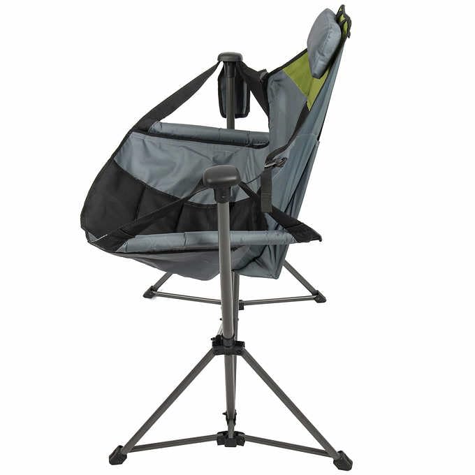 Steel Folding Hammock Camping Chair with Pillow Cup Holder P880775