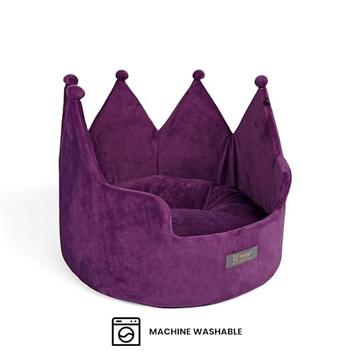 Royal Gray 18" Washable Micro-Plush Round Pet Bed X959