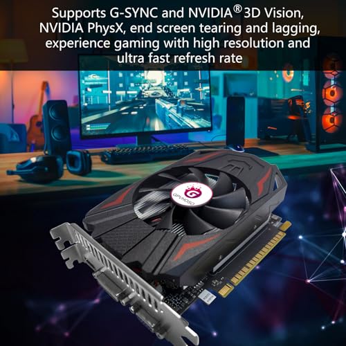 4GB GDDR5 Graphics Card, PCI Express 3.0x16, VGA, HDMI, DVI-D L410055