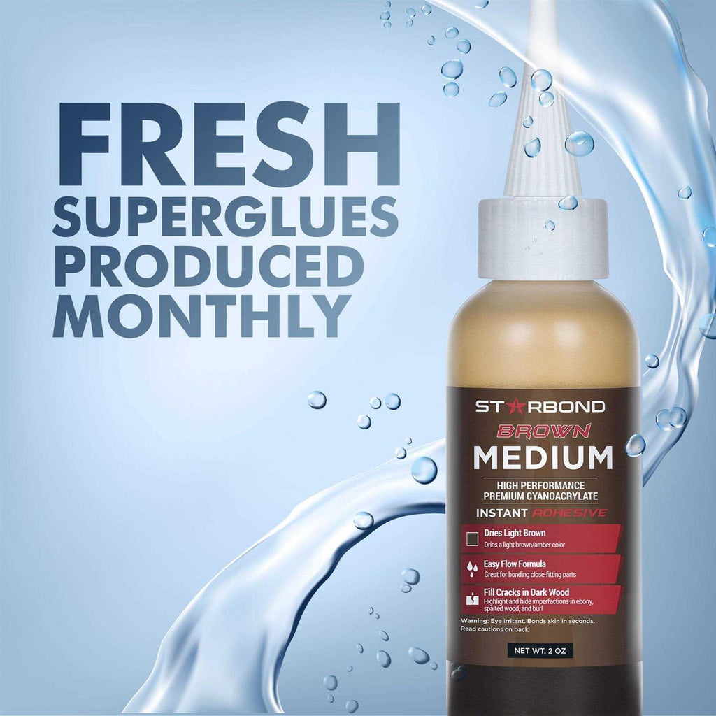 Brown Medium CA Glue R889528