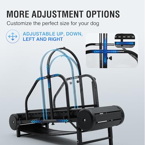 Adjustable Ramp Canine Running Slatmill Machine with Pedometer Y660