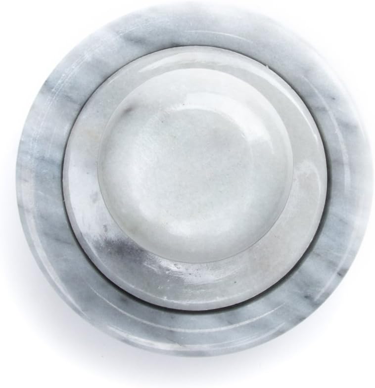 White Marble Mortar and Pestle C621
