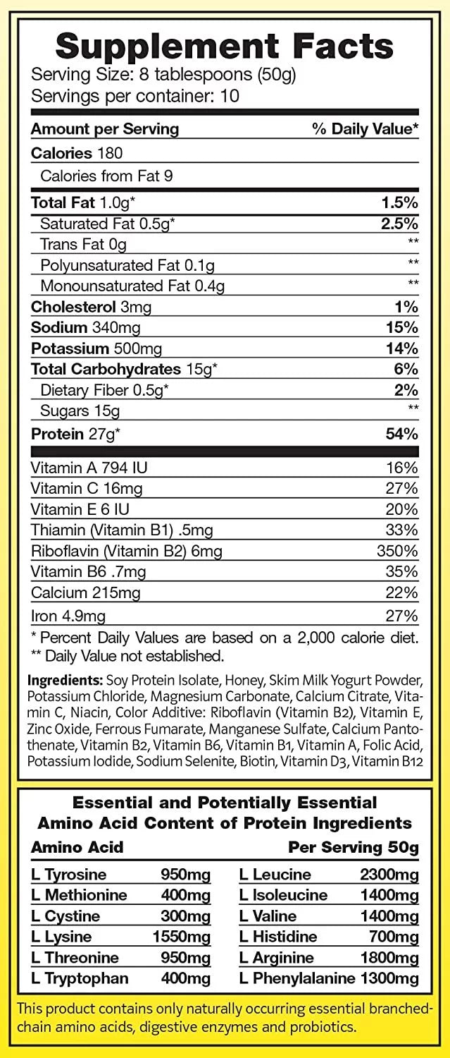 17.6 oz 6 Pack Plant Based Protein Powder Q89635