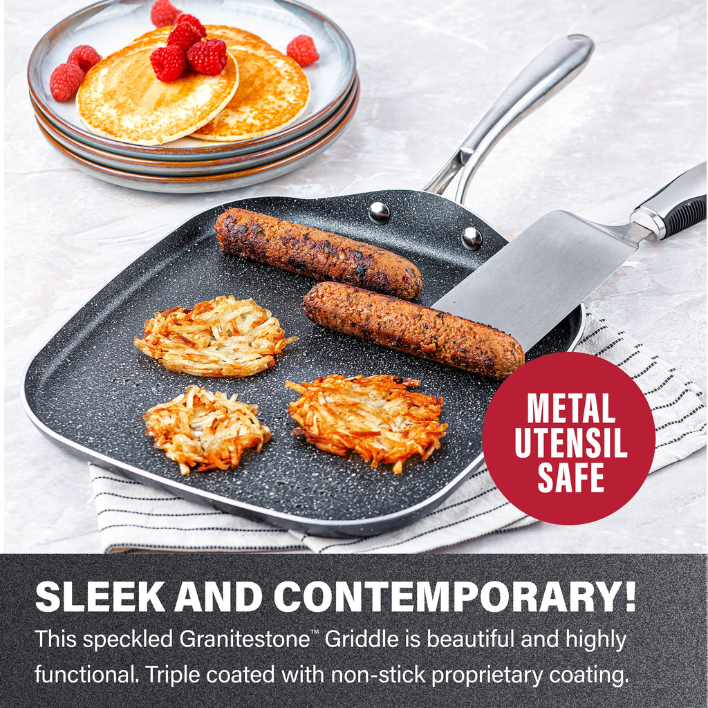 10.5 Inches Non-Stick Square Griddle Pan R7524