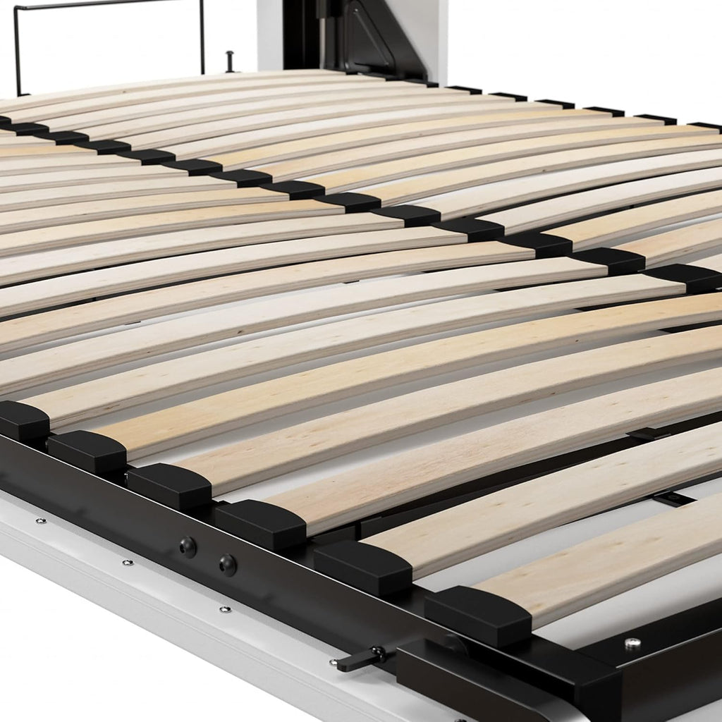 White Full Wall Bed U806