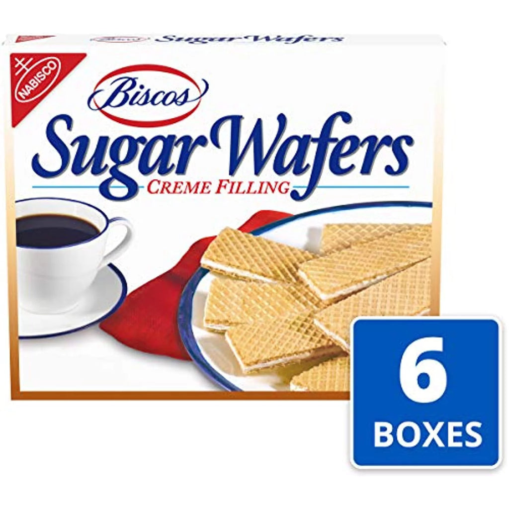 Creme Filled Sugar Wafers, 6 - 8.5 Ounce Boxes (Pack Of 6) W8296