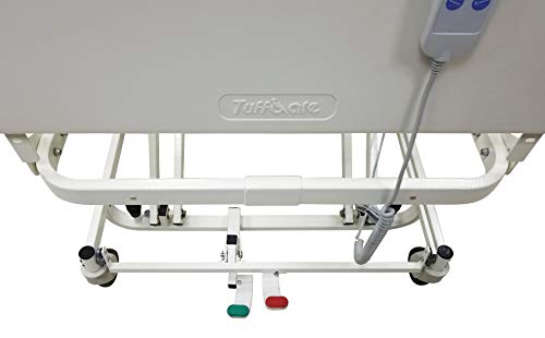 5 Function Full Electric Low Bed with High Density Foam Mattress & Half Rail Package (36" W x 80" L) G48380
