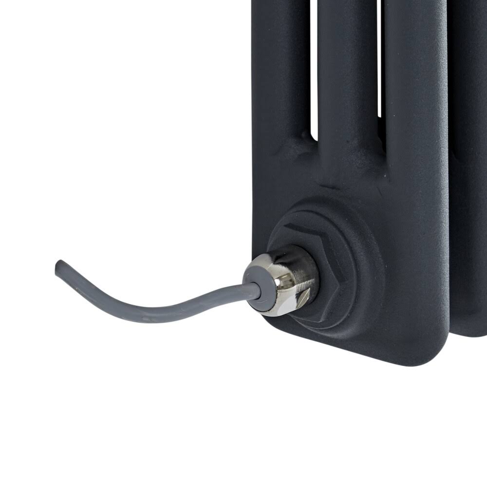 Cast Iron Electric Radiator Anthracite W663