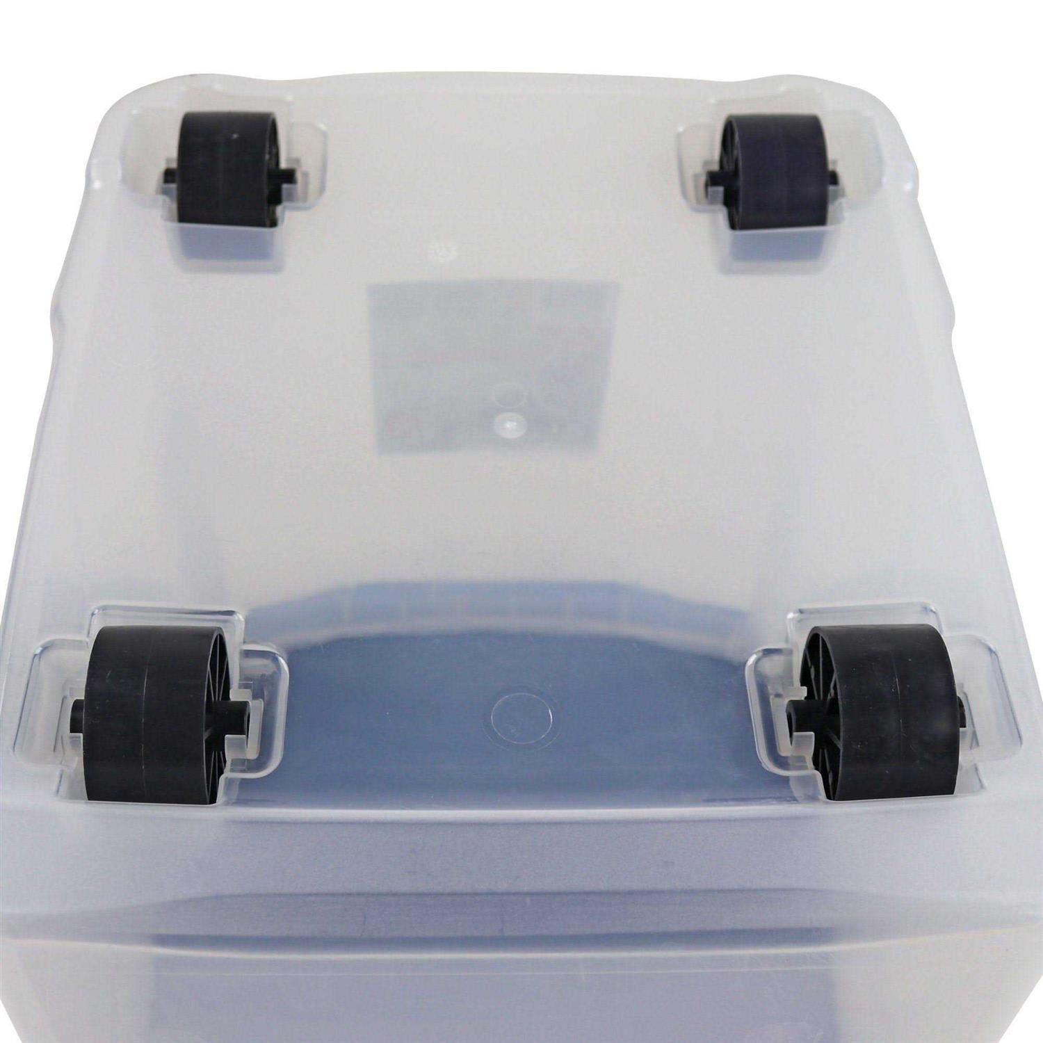 Plastic Pet Food Storage Container with Locking Lid P597