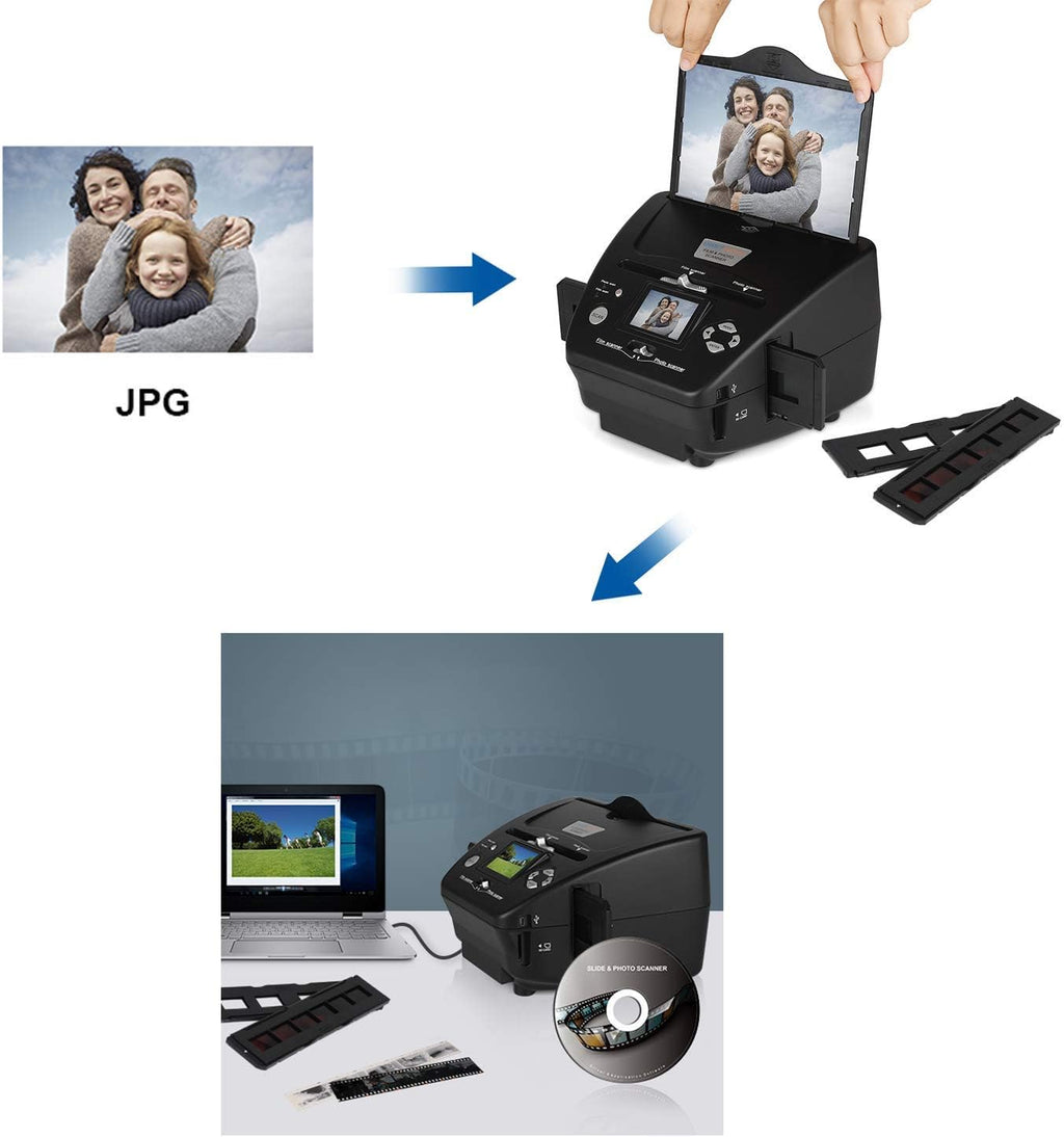 16MP Film Scanner with 2.4" LCD Screen O334305