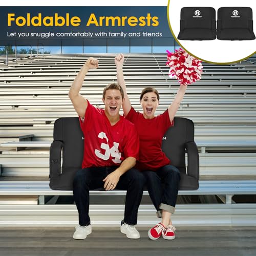 Heated Stadium Seat with Back Support B43892