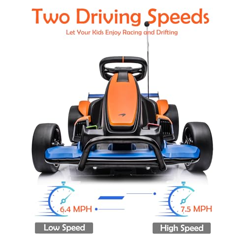 24V Electric Go Kart with 400W Motor, 2 Speeds, Drift/Sport Mode G553369