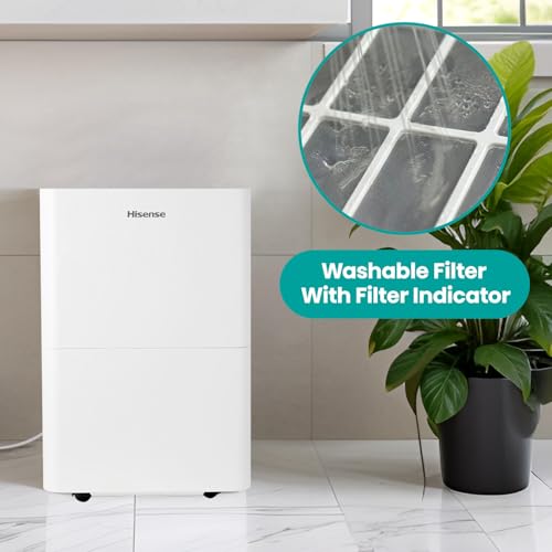 25-Pint Portable Dehumidifier in White Y56552