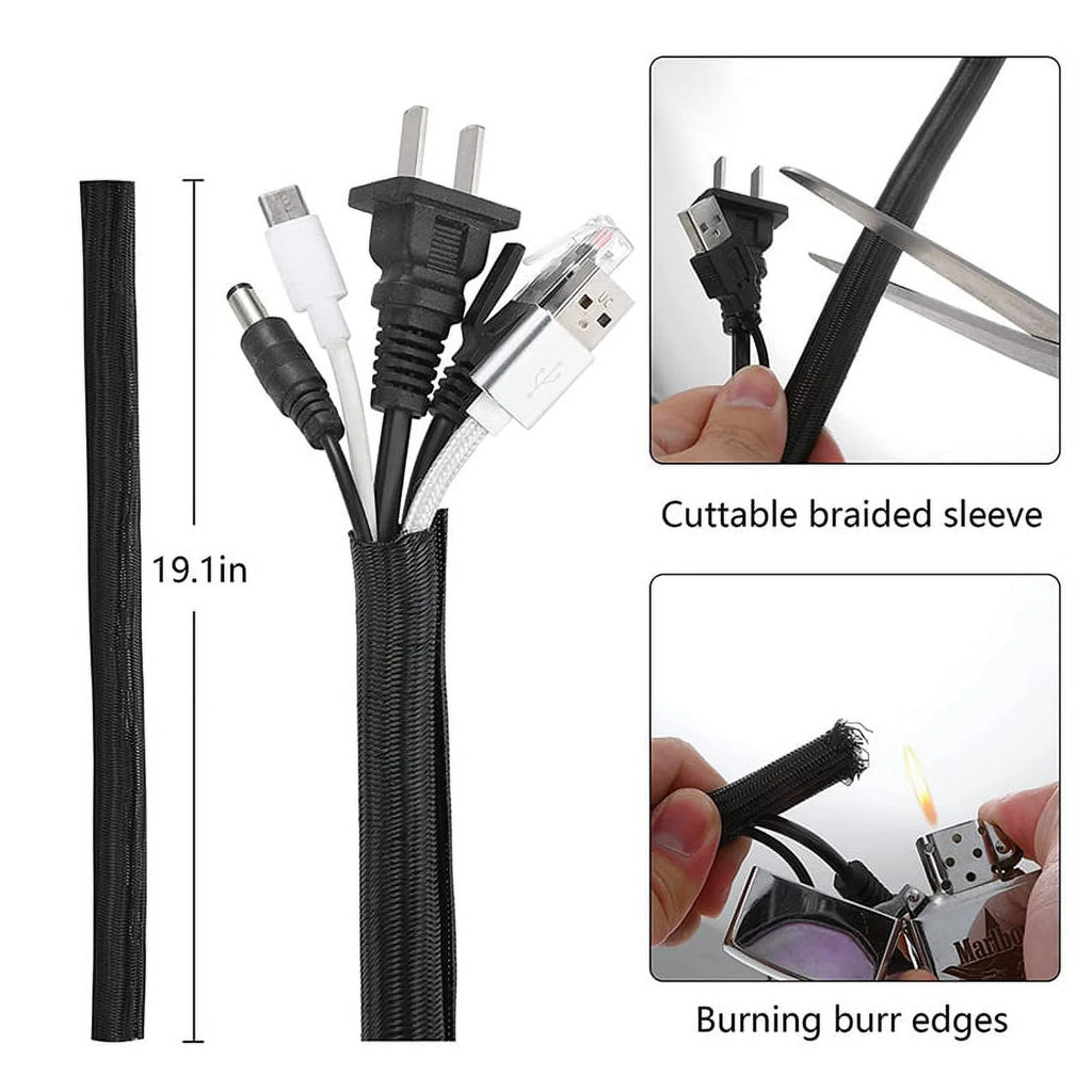 173 Pcs Cable Management Organizer Kit with Cable Ties G49190