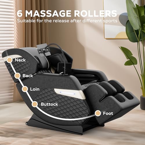 Massage Chair with Heat & Foot Rollers H42389
