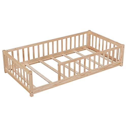 Twin Wooden Floor Bed N34005