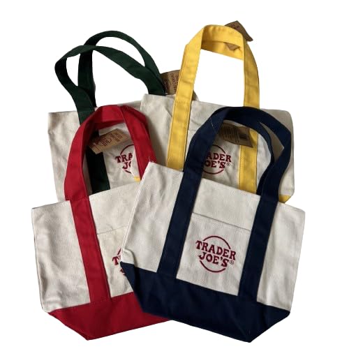 Set of Four Mini Canvas Tote Bags R535