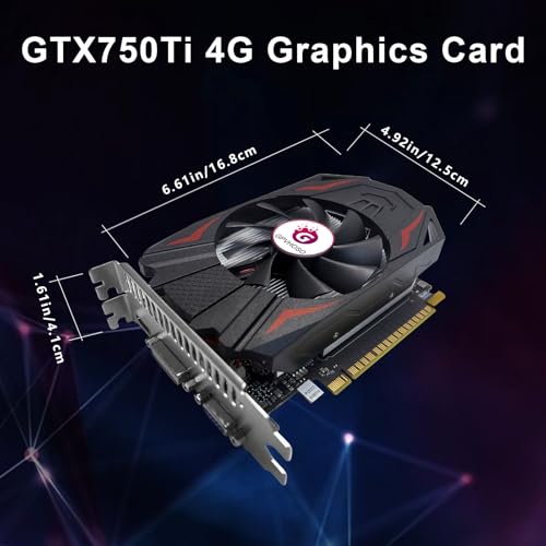 4GB GDDR5 Graphics Card, PCI Express 3.0x16, VGA, HDMI, DVI-D L410055