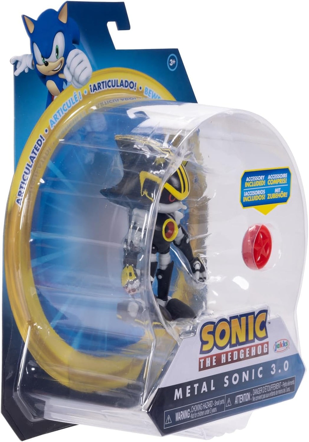 4-inch Metal Sonic Action Figure with Red Star Accessory H32863