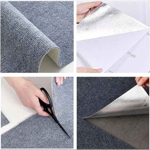 White Self-Adhesive Cat Scratching Mat, 23.62 * 39.37 in K485610
