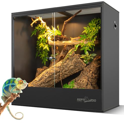 30 Gallon PVC Tall Reptile Terrarium with Sliding Door U72205