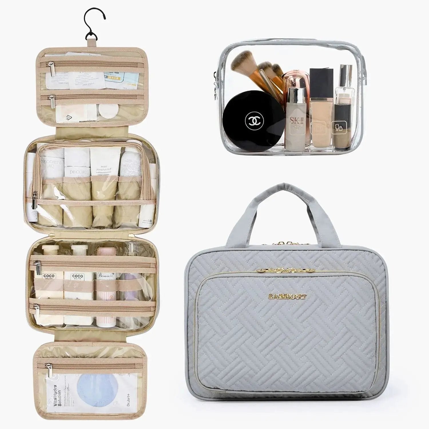 Medium Hanging Travel Makeup Organizer